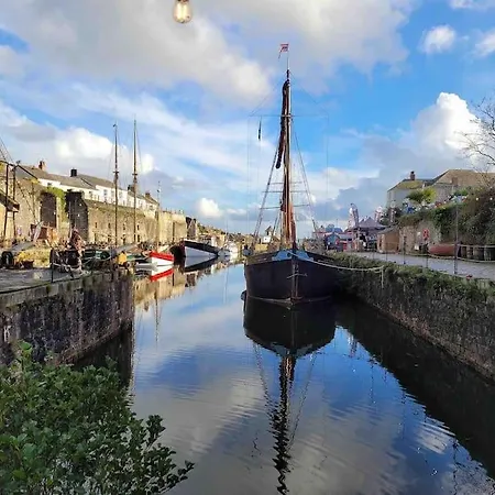 Stunning Yacht Sea Lion In Charlestown Harbour, Cornwall * Charlestown